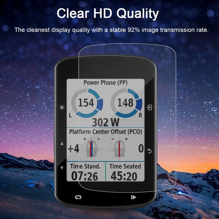 สำหรับ Garmin Edge 520 Plus 0.26mm 2.5D 9H ฟิล์มกระจกนิรภัยปกป้องหน้าจอ, For Garmin Edge 520 Plus