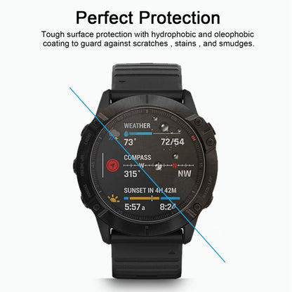 สำหรับ Garmin Fenix 6 Pro 0.26mm 2.5D 9H ฟิล์มกระจกนิรภัยปกป้องหน้าจอ, For Garmin Fenix 6 Pro