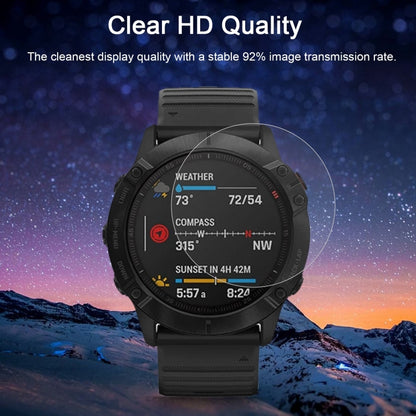 สำหรับ Garmin Fenix 6 Pro 0.26mm 2.5D 9H ฟิล์มกระจกนิรภัยปกป้องหน้าจอ, For Garmin Fenix 6 Pro