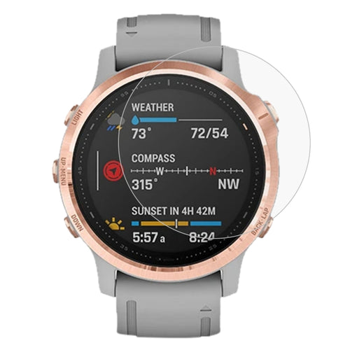 สำหรับ Garmin Fenix 6S 0.26mm 2.5D 9H ฟิล์มกระจกนิรภัยปกป้องหน้าจอ, For Garmin Fenix 6S