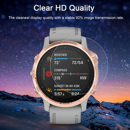 สำหรับ Garmin Fenix 6S 0.26mm 2.5D 9H ฟิล์มกระจกนิรภัยปกป้องหน้าจอ, For Garmin Fenix 6S