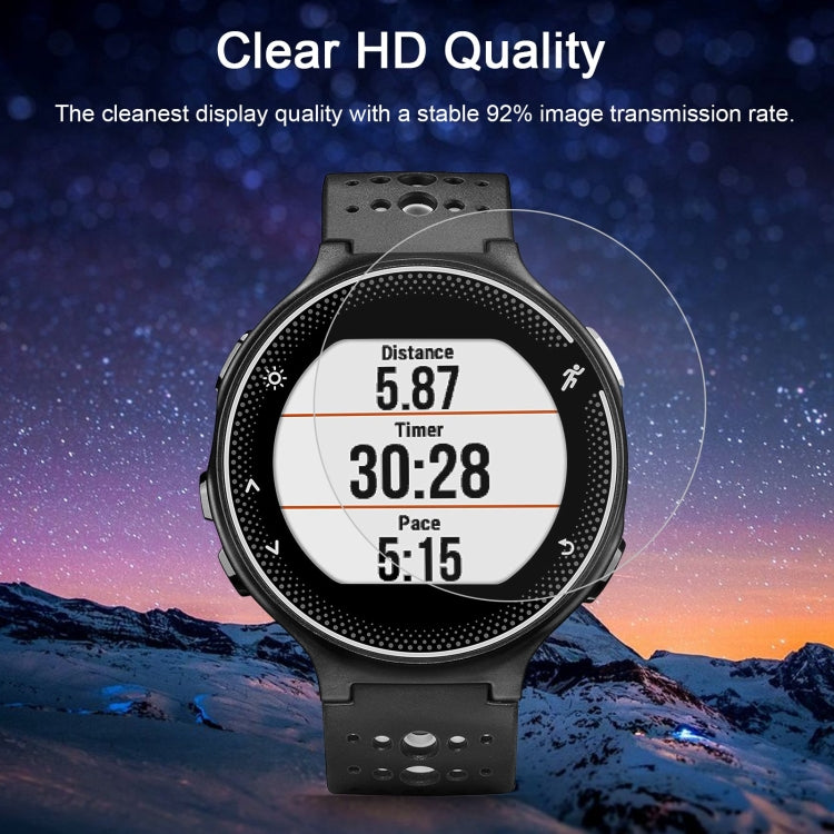 สำหรับผู้เบิกทาง Garmin 235 0.26mm 2.5D 9H ฟิล์มกระจกนิรภัยป้องกันหน้าจอ, For Garmin Forerunner 235