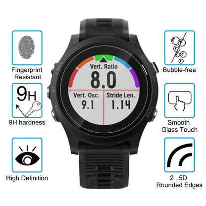 สำหรับผู้เบิกทาง Garmin 635 0.26mm 2.5D 9H ฟิล์มกระจกนิรภัยป้องกันหน้าจอ, For Garmin Forerunner 635