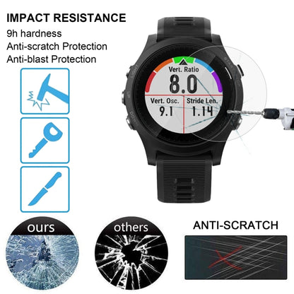 สำหรับผู้เบิกทาง Garmin 635 0.26mm 2.5D 9H ฟิล์มกระจกนิรภัยป้องกันหน้าจอ, For Garmin Forerunner 635