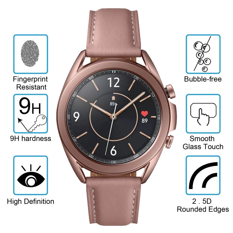 สำหรับ Samsung Galaxy Watch3 45 มม. 0.26 มม. 2.5D 9H กระจกนิรภัยฟิล์มกันรอยหน้าจอ, For Samsung Galaxy Watch3 45mm