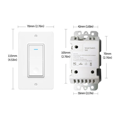 สวิตช์สัมผัสผนังอัจฉริยะ WiFi ชนิด 120 ปลั๊ก US