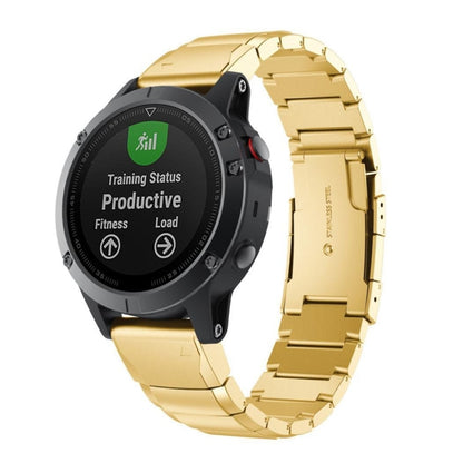 สายนาฬิกาเหล็กแบบถอดประกอบได้อย่างรวดเร็วสำหรับ Garmin Fenix 5 22mm, For Garmin Fenix 5