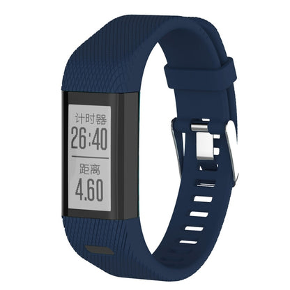 สายนาฬิกาซิลิโคนสมาร์ทวอทช์สำหรับ Garmin Vivosmart HR+
