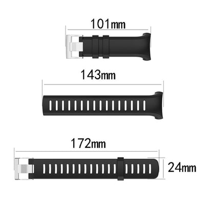 สายนาฬิกาซิลิโคนสมาร์ทวอทช์สำหรับ Suunto D6i
