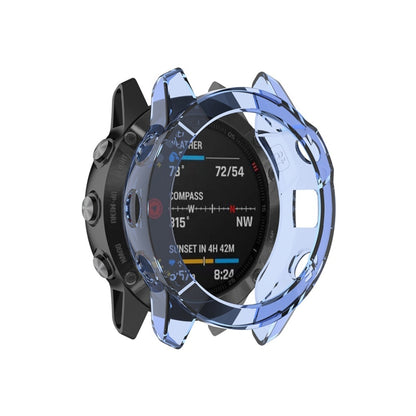 สำหรับเคสป้องกันสมาร์ทวอทช์ Garmin Fenix 6 TPU ครอบคลุมครึ่งหนึ่ง, For Garmin Fenix 6