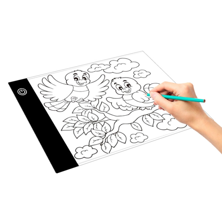 2.2W 5V LED สามระดับความสว่าง A5 อะคริลิค USB คัดลอกบอร์ด Anime Sketch Drawing Sketchpad