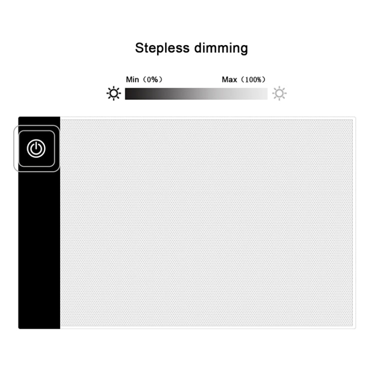 2.2W 5V LED สามระดับความสว่าง A5 อะคริลิค USB คัดลอกบอร์ด Anime Sketch Drawing Sketchpad
