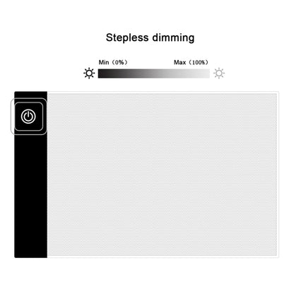 2.2W 5V LED สามระดับความสว่าง A5 อะคริลิค USB คัดลอกบอร์ด Anime Sketch Drawing Sketchpad