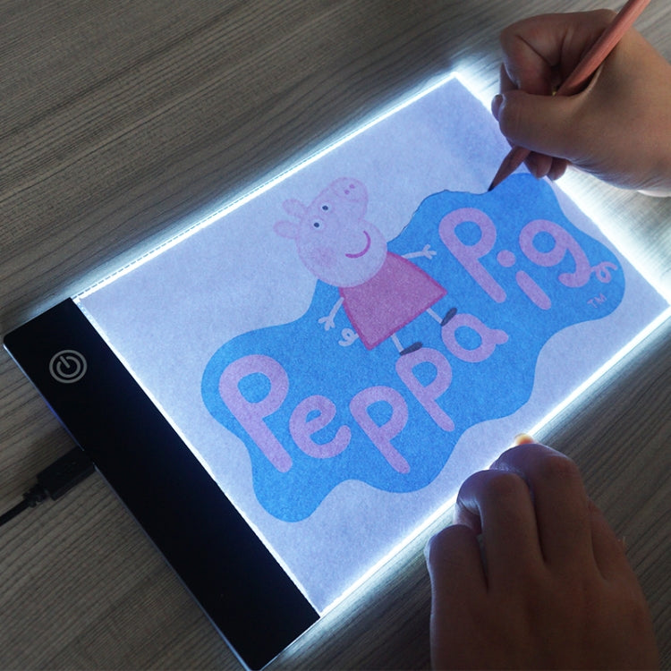 2.2W 5V LED สามระดับความสว่าง A5 อะคริลิค USB คัดลอกบอร์ด Anime Sketch Drawing Sketchpad