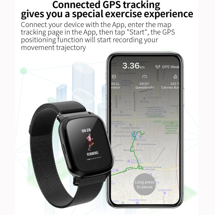 CV06 1.3 นิ้วหน้าจอสี TFT TPU Watch Band สร้อยข้อมืออัจฉริยะ, รองรับการแจ้งเตือนการโทร / การตรวจสอบอัตราการเต้นของหัวใจ / การตรวจสอบความดันโลหิต / การตรวจสอบการนอนหลับ / การตรวจสอบออกซิเจนในเลือด