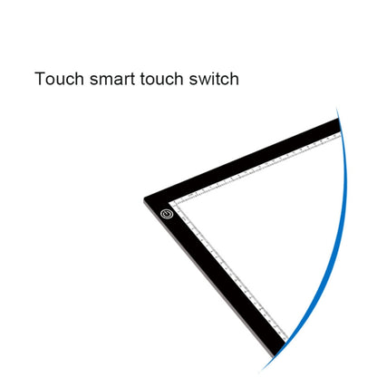 8W 5V LED USB สามระดับความสว่างหรี่แสงได้ A3 ขนาดอะคริลิคบอร์ดคัดลอก Anime Sketch Drawing Sketchpad พร้อมสาย USB และอะแดปเตอร์ไฟ, Three Level of Brightness Dimmable with USB Cable & Power Adapter