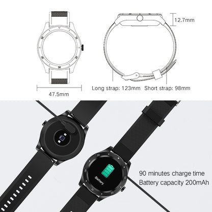 S6 1.3 นิ้ว IPS หน้าจอสีสมาร์ทวอทช์รองรับการตรวจสอบอัตราการเต้นของหัวใจ / การตรวจสอบความดันโลหิต / การตรวจสอบการนอนหลับ / วงจรสรีรวิทยาหญิง