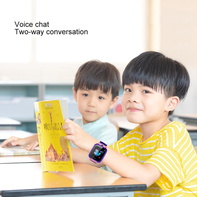 Q12B สมาร์ทวอทช์หน้าจอสีขนาด 1.44 นิ้วสำหรับเด็กรองรับการวางตำแหน่ง LBS / การโทรออกสองทาง / การปฐมพยาบาลด้วยปุ่มเดียว / การตรวจสอบด้วยเสียง / แอพ Setracker