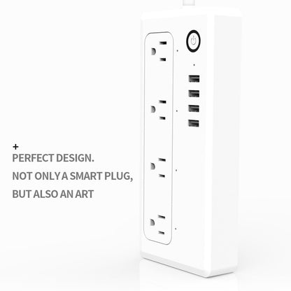 XS-A24 WiFi ปลั๊กเสียบไฟอัจฉริยะรีโมทคอนโทรลไร้สายสวิตช์ไฟจับเวลาพร้อมพอร์ต USB เข้ากันได้กับ Alexa และ Google Home รองรับ iOS และ Android ปลั๊ก US