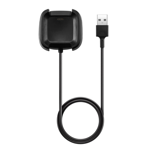 อะแดปเตอร์แท่นชาร์จเครื่องชาร์จ USB ทดแทนสำหรับ Fitbit Versa smartwatch ความยาวสายเคเบิล: 1 ม