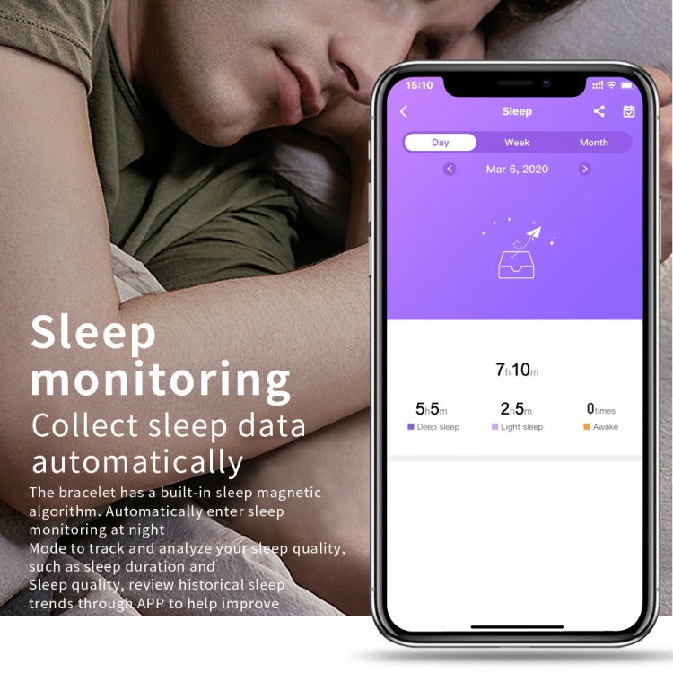 CF19 1.3 นิ้ว IPS สีหน้าจอสัมผัสสมาร์ทวอทช์, กันน้ำ IP67, รองรับการพยากรณ์อากาศ / เครื่องวัดอัตราการเต้นของหัวใจ / เครื่องวัดการนอนหลับ / การตรวจสอบความดันโลหิต