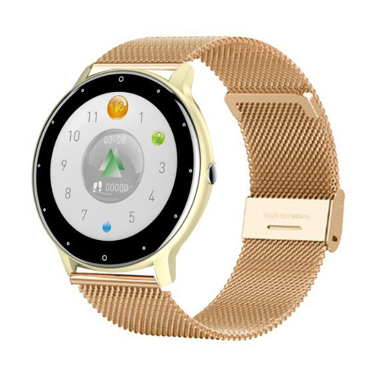ZL02D 1.28 นิ้ว IP67 สายเหล็กกันน้ำ Smart Watch รองรับการตรวจวัดอัตราการเต้นของหัวใจ, Steel Band (Black), Steel Band (Pink), Steel Band (Gold), Steel Band (Blue)