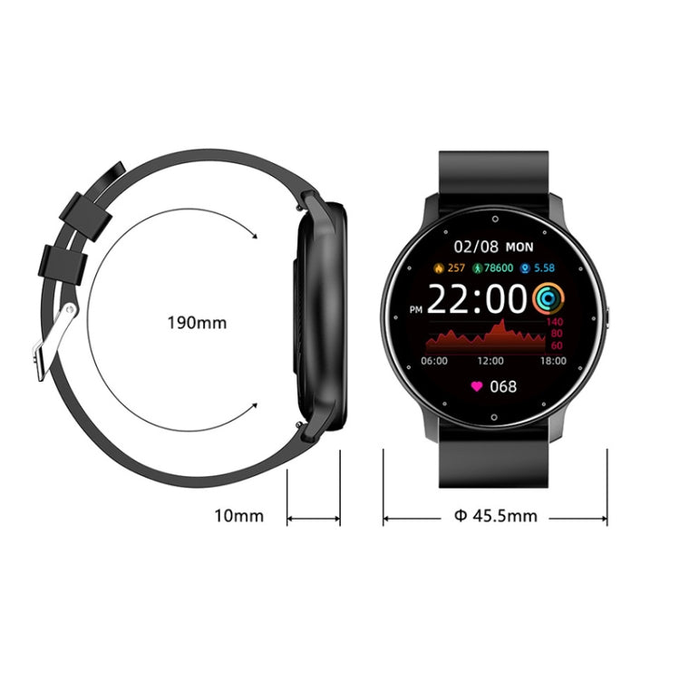 ZL02D 1.28 นิ้ว IP67 สายเหล็กกันน้ำ Smart Watch รองรับการตรวจวัดอัตราการเต้นของหัวใจ, Steel Band (Black), Steel Band (Pink), Steel Band (Gold), Steel Band (Blue)