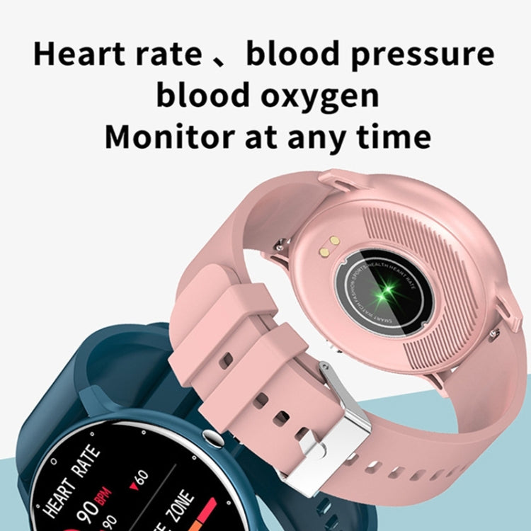ZL02D 1.28 นิ้ว IP67 สายเหล็กกันน้ำ Smart Watch รองรับการตรวจวัดอัตราการเต้นของหัวใจ, Steel Band (Black), Steel Band (Pink), Steel Band (Gold), Steel Band (Blue)