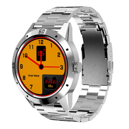 N6 Smart Watch 1.3 นิ้วหน้าจอ TFT MTK2502C Bluetooth4.0, สายนาฬิกาสแตนเลส, รองรับเครื่องวัดอัตราการเต้นของหัวใจ & Pedometer & Sleep Monitor & เตือนอยู่ประจำ, Stainless Steel Watch Strap/Black, Stainless Steel Watch Strap/Silver