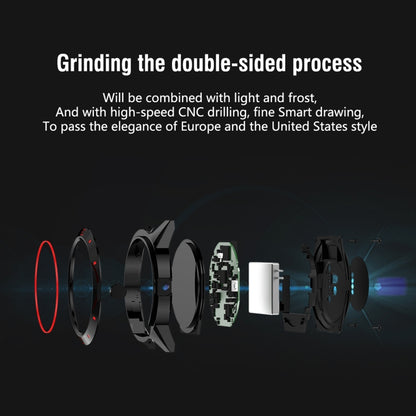 N6 Smart Watch 1.3 นิ้วหน้าจอ TFT MTK2502C Bluetooth4.0, สายนาฬิกาสแตนเลส, รองรับเครื่องวัดอัตราการเต้นของหัวใจ & Pedometer & Sleep Monitor & เตือนอยู่ประจำ, Stainless Steel Watch Strap/Black, Stainless Steel Watch Strap/Silver