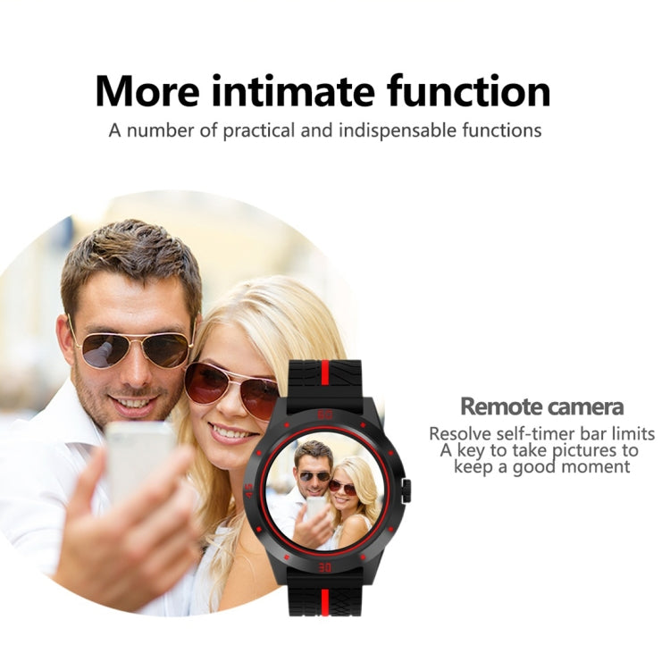 N6 สมาร์ทวอทช์ 1.3 นิ้วหน้าจอ TFT MTK2502C Bluetooth4.0, สายนาฬิกาซิลิโคน, รองรับเครื่องวัดอัตราการเต้นของหัวใจและเครื่องวัดจำนวนก้าวและเครื่องวัดการนอนหลับ & การแจ้งเตือนอยู่ประจำ, Silicone Watch Strap/Red, Silicone Watch Strap/Yellow