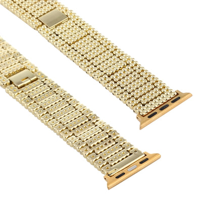 สำหรับ Apple Watch Ultra 49 มม./Series 8 & 7 45 มม./SE 2 & 6 & SE & 5 & 4 44 มม./3 & 2 & 1 42 มม.เก้าลูกปัดสแตนเลสสายรัดข้อมือสายนาฬิกา, For Apple Watch Series 7 45mm / 6 & SE & 5 & 4 44mm / 3 & 2 & 1 42mm