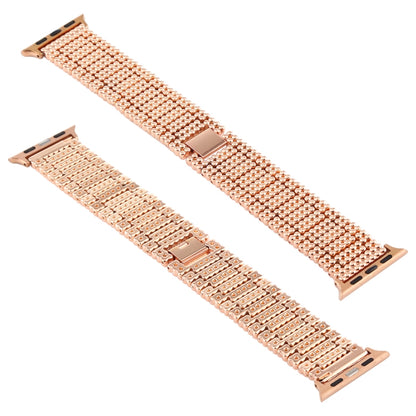 สำหรับ Apple Watch Ultra 49 มม./Series 8 & 7 45 มม./SE 2 & 6 & SE & 5 & 4 44 มม./3 & 2 & 1 42 มม.เก้าลูกปัดสแตนเลสสายรัดข้อมือสายนาฬิกา, For Apple Watch Series 7 45mm / 6 & SE & 5 & 4 44mm / 3 & 2 & 1 42mm