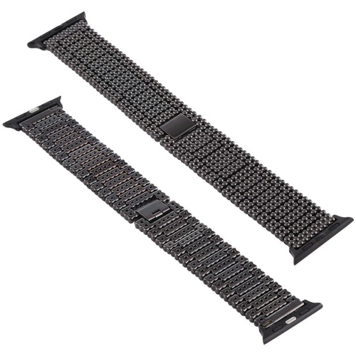 สำหรับ Apple Watch Series 7 41 มม. / 6 & SE & 5 & 4 40 มม. / 3 & 2 & 1 38 มม. เก้าลูกปัดสแตนเลสสายรัดข้อมือสายนาฬิกา, For Apple Watch Series 7 41mm / 6 & SE & 5 & 4 40mm / 3 & 2 & 1 38mm