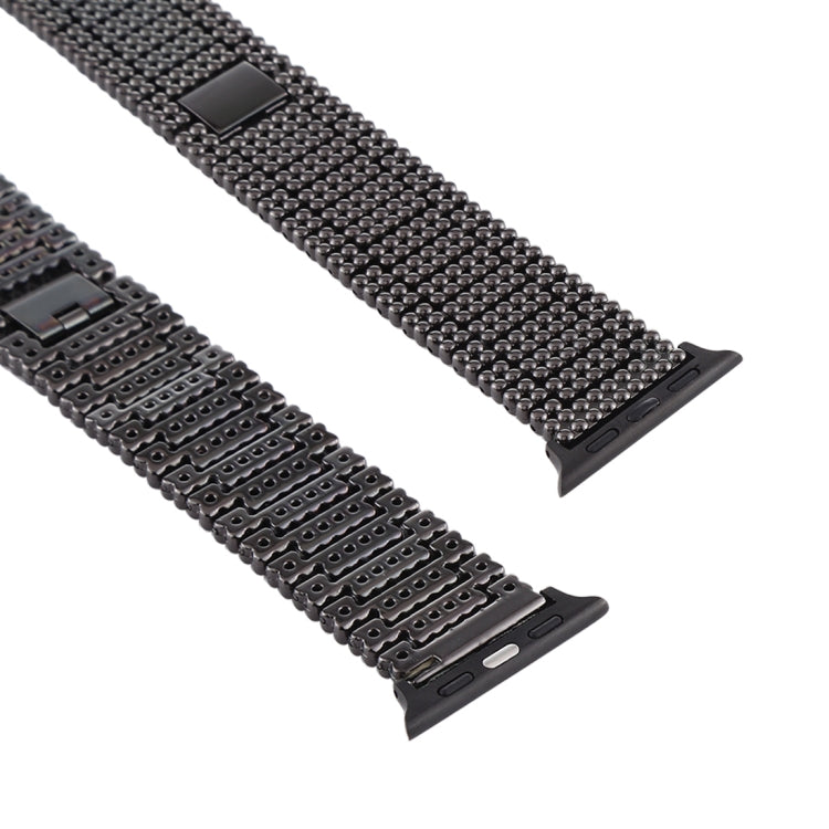 สำหรับ Apple Watch Series 7 41 มม. / 6 & SE & 5 & 4 40 มม. / 3 & 2 & 1 38 มม. เก้าลูกปัดสแตนเลสสายรัดข้อมือสายนาฬิกา, For Apple Watch Series 7 41mm / 6 & SE & 5 & 4 40mm / 3 & 2 & 1 38mm