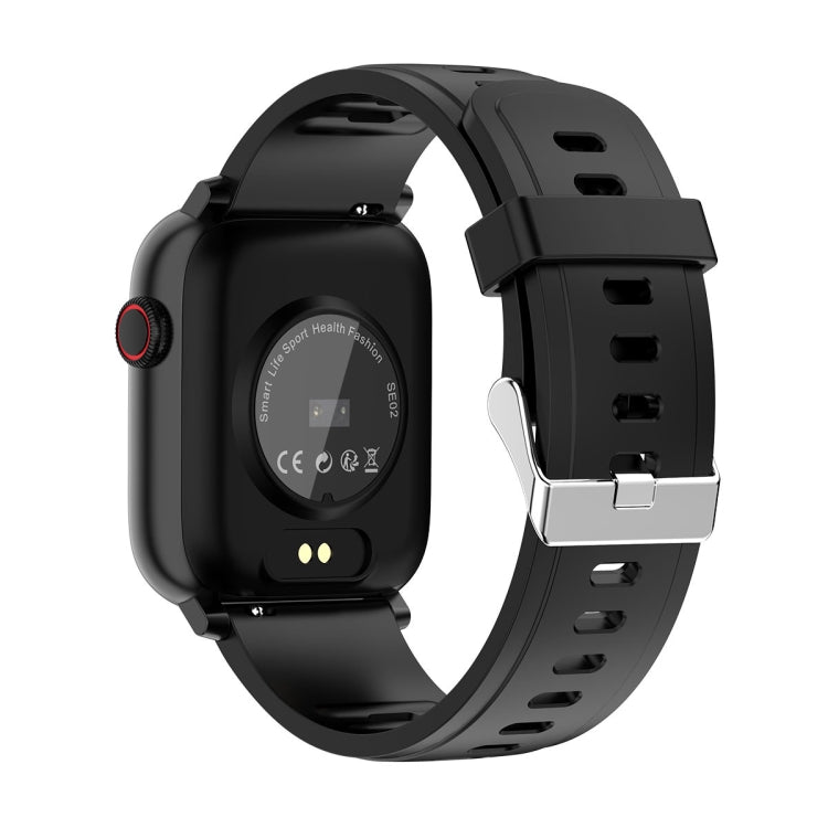 SE02 นาฬิกาสปอร์ตสมาร์ทบลูทูธ รองรับอัตราการเต้นของหัวใจ / ความดันโลหิต / การตรวจสอบออกซิเจนในเลือด & การตรวจสอบการนอนหลับ & การแจ้งเตือนอยู่ประจำ