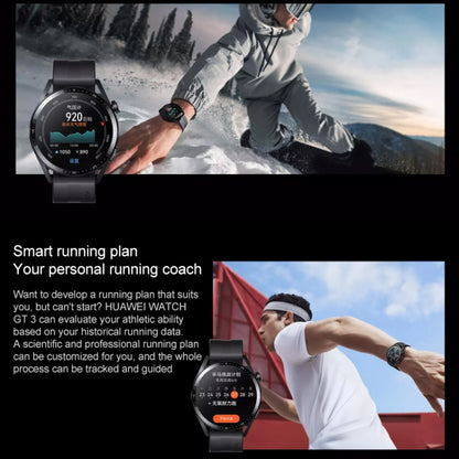HUAWEI WATCH GT 3 สมาร์ทวอทช์ สายรัดข้อมือแบบถัก 42 มม. หน้าจอ AMOLED ขนาด 1.32 นิ้ว รองรับการตรวจวัดอัตราการเต้นของหัวใจ / GPS / อายุการใช้งานแบตเตอรี่ 7 วัน / NFC, GT 3 42mm Pink