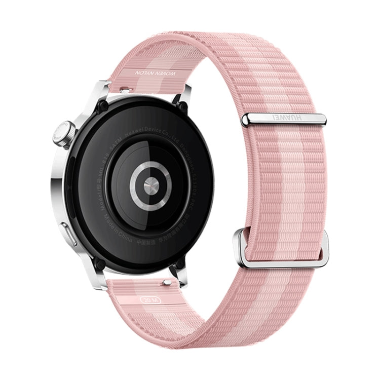 HUAWEI WATCH GT 3 สมาร์ทวอทช์ สายรัดข้อมือแบบถัก 42 มม. หน้าจอ AMOLED ขนาด 1.32 นิ้ว รองรับการตรวจวัดอัตราการเต้นของหัวใจ / GPS / อายุการใช้งานแบตเตอรี่ 7 วัน / NFC, GT 3 42mm Pink