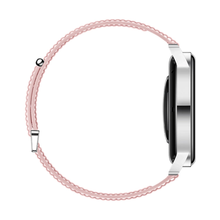 HUAWEI WATCH GT 3 สมาร์ทวอทช์ สายรัดข้อมือแบบถัก 42 มม. หน้าจอ AMOLED ขนาด 1.32 นิ้ว รองรับการตรวจวัดอัตราการเต้นของหัวใจ / GPS / อายุการใช้งานแบตเตอรี่ 7 วัน / NFC, GT 3 42mm Pink