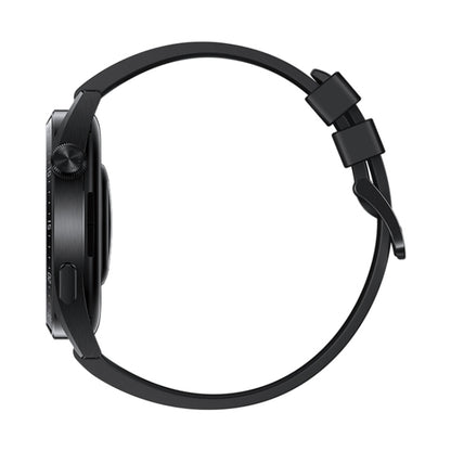 HUAWEI WATCH GT 3 สมาร์ทวอทช์ สายรัดข้อมือยาง 46 มม. หน้าจอ AMOLED ขนาด 1.43 นิ้ว รองรับการตรวจวัดอัตราการเต้นของหัวใจ / GPS / อายุการใช้งานแบตเตอรี่ 14 วัน / NFC, GT 3 46mm Black