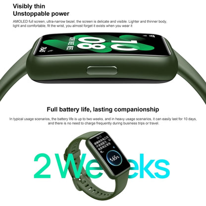 HUAWEI Band 7 Standard Edition ดั้งเดิม หน้าจอ AMOLED ขนาด 1.47 นิ้ว สมาร์ทวอทช์ รองรับการตรวจสอบออกซิเจนในเลือด / อายุการใช้งานแบตเตอรี่ 14 วัน, Standard / Black, Standard / Pink, Standard / Green