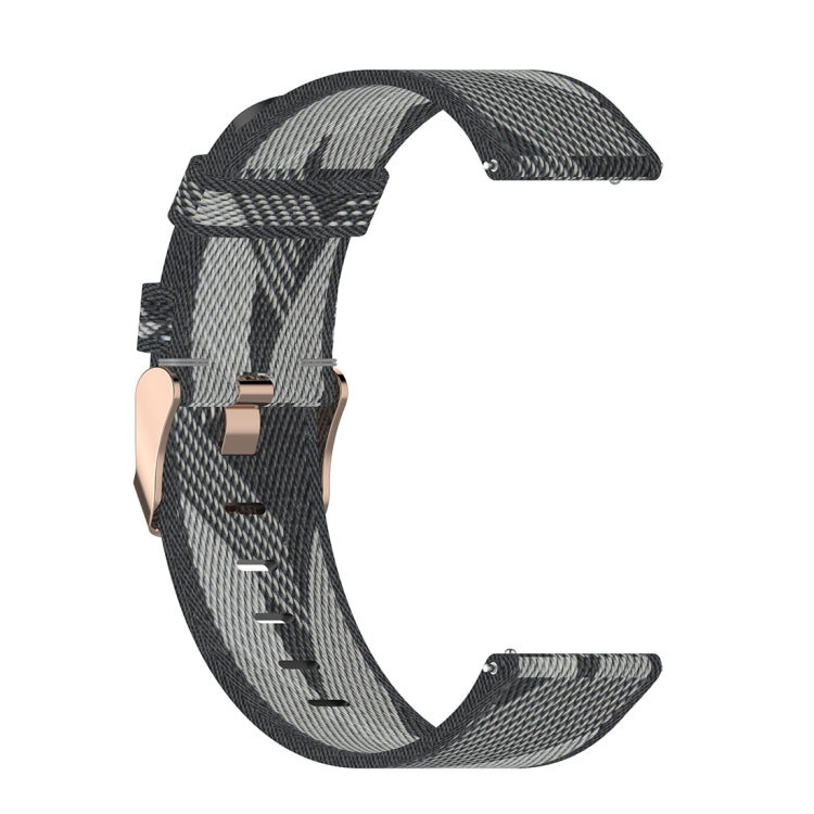 20 มม.ลายสานสายรัดข้อมือไนลอนสำหรับ Garmin Venu,Vivomove 3,Vivoactive 3,Forerunner 245 / 645
