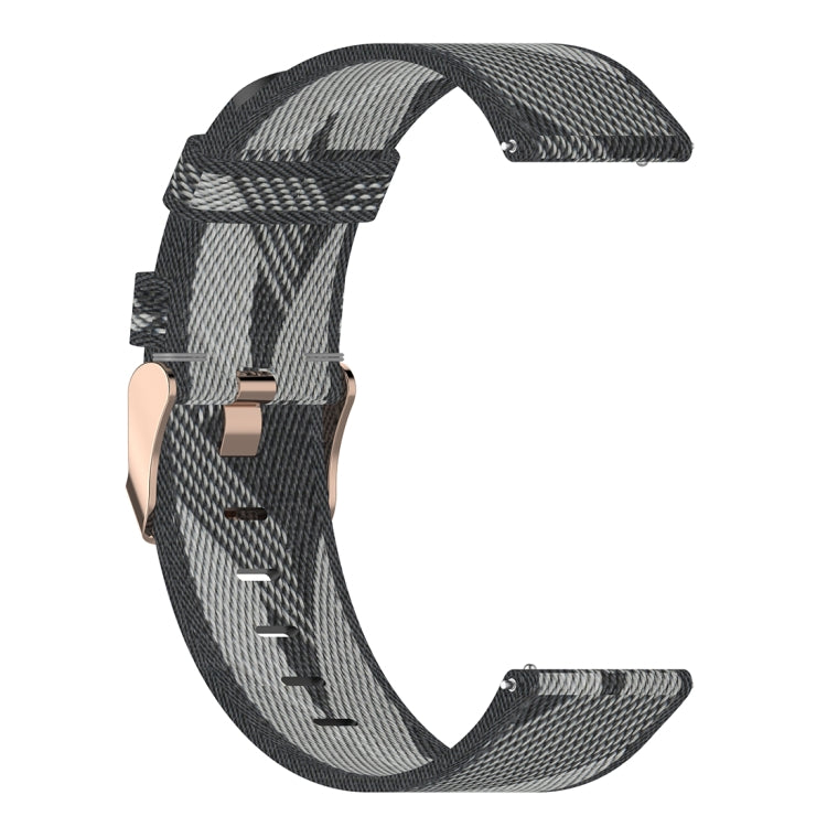 20 มม.ลายสานไนลอนสายรัดข้อมือสายนาฬิกาสำหรับ Huawei GT 2 42 มม./Honor Magic Watch 2 42 มม.