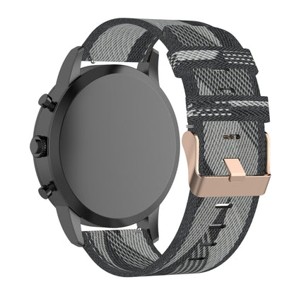 22 มม.ลายสานไนลอนสายรัดข้อมือสำหรับ Fossil Hybrid Smartwatch HR, ชาย Gen 4 Explorist HR & Sport