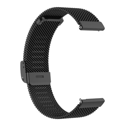 22 มม. ตาข่ายโลหะสายรัดข้อมือสายนาฬิกาสำหรับ Fossil Gen 5 Carlyle / Gen 5 Julianna / Gen 5 Garrett / Gen 5 Carlyle HR
