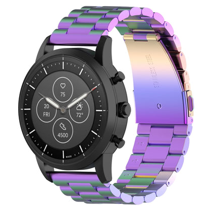สายนาฬิกาข้อมือเหล็กขนาด 22 มม. สำหรับ Fossil Hybrid Smartwatch HR, Male Gen 4 Explorist HR / Male Sport