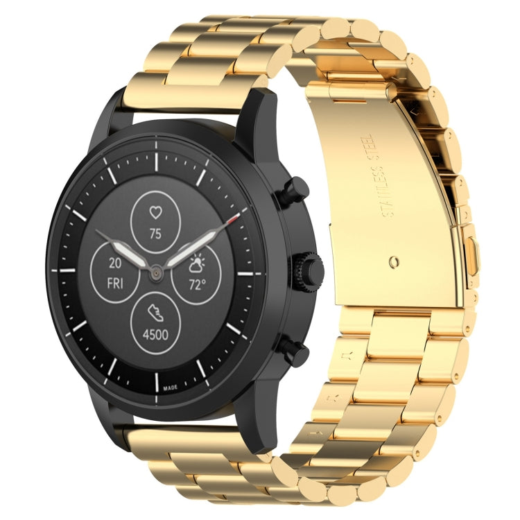 สายนาฬิกาข้อมือเหล็กขนาด 22 มม. สำหรับ Fossil Hybrid Smartwatch HR, Male Gen 4 Explorist HR / Male Sport