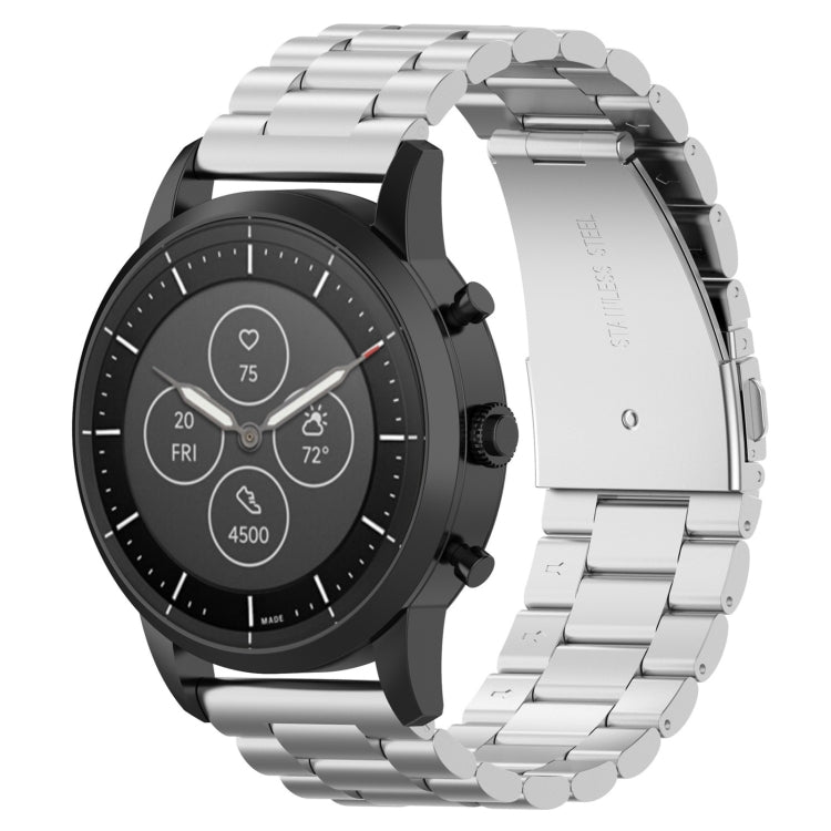 สายนาฬิกาข้อมือเหล็กขนาด 22 มม. สำหรับ Fossil Hybrid Smartwatch HR, Male Gen 4 Explorist HR / Male Sport
