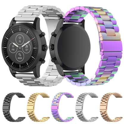 สายนาฬิกาข้อมือเหล็กขนาด 22 มม. สำหรับ Fossil Hybrid Smartwatch HR, Male Gen 4 Explorist HR / Male Sport