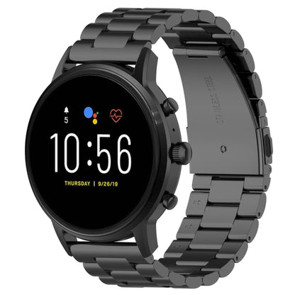 22 มม. สายรัดข้อมือสายนาฬิกาสำหรับ Fossil Gen 5 Carlyle, Gen 5 Julianna, Gen 5 Garrett, Gen 5 Carlyle HR